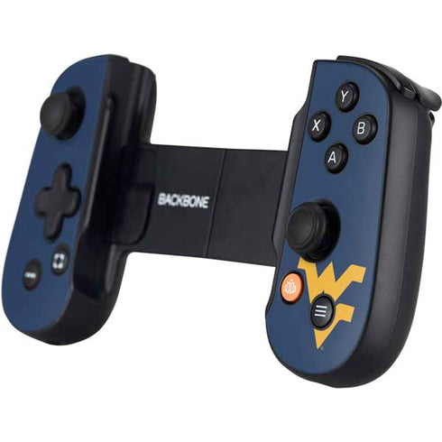 West Virginia University Blue Wood Floor Backbone One for iPhone Game Controller Skin